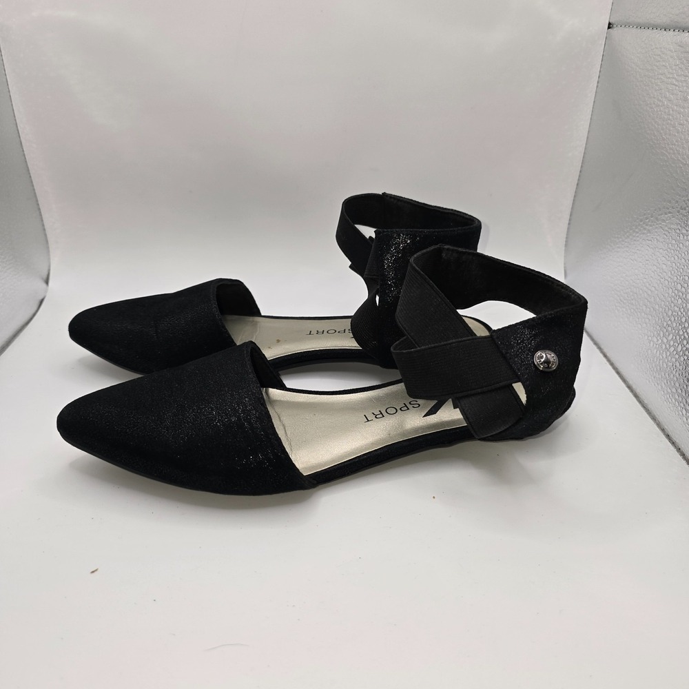 Anne Klein Sport Traverse Womens Wedge Shoes Size 7.5 M‎ Black